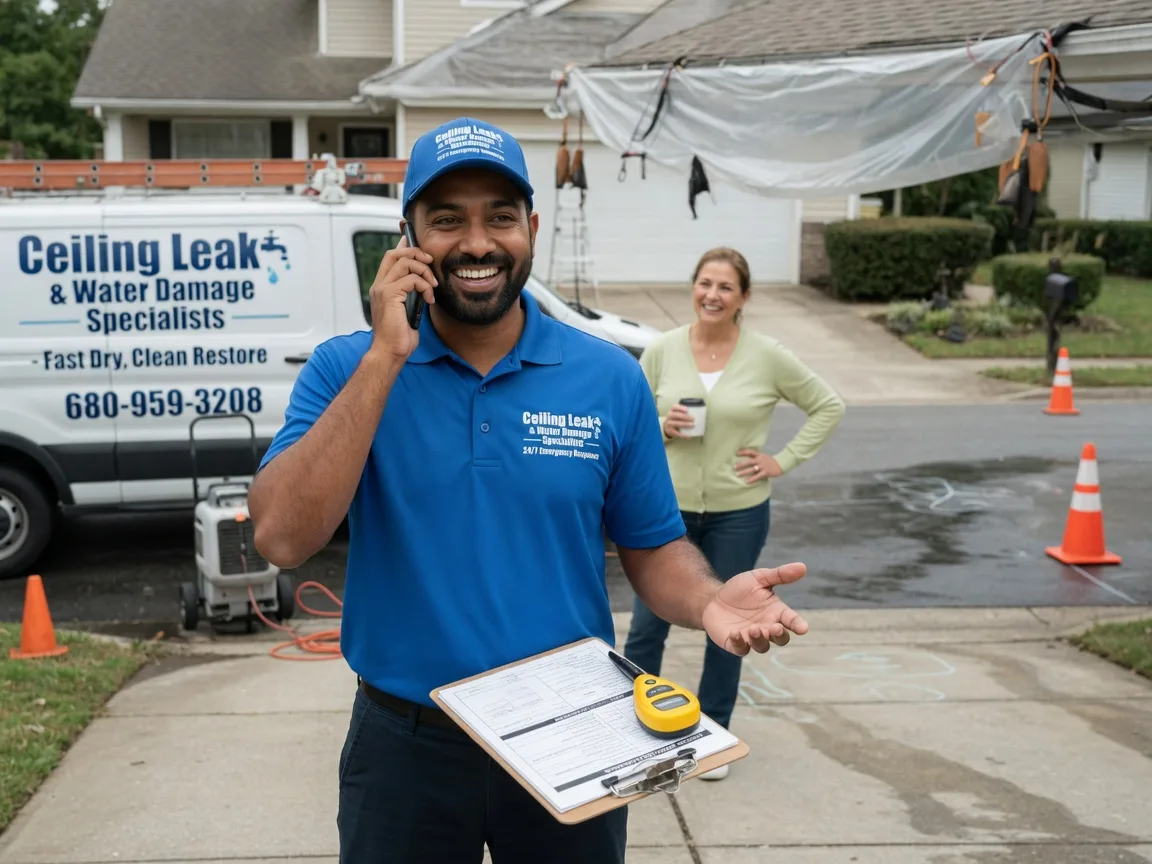 Ceiling Leak Cleanup Montezuma, NM FAQs